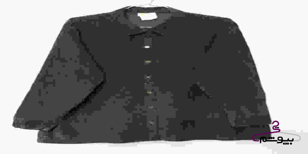 پیراهن کبریتی قهوه‌ای ساده